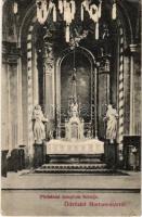 1907 Martonvásár, Plébánia templom belseje. Schwartz Vilmos kiadása (EK)