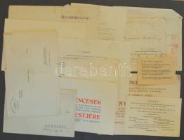 cca 1920-1940 38 db érdekes meghívó sportrendezvényekre, bálokra sok szép darabbal