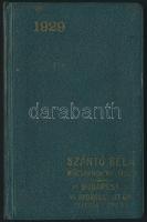 1929 Bp. VI., Műcsarnok Kávéház kártyanaptára