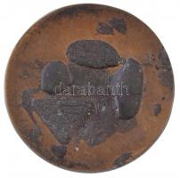 ~1930-1940. "A Cserkész takarékos" egyoldalas Br plakett, hátlapon nehezen kiolvasható gyá...