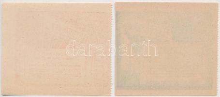 ~1948-1949. "Szabad Nép" utalvány 1 lapszámról, kék színű + "Szabad Nép" utalván...