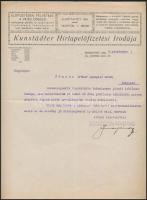 1928-1931 Újságok fejléces levélpapírjaira írt levelek (Magyarság, Múlt és Jövő, Kunstädter, Gazdasá...