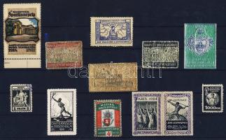 1912-1924 12 db Sport levélzáró