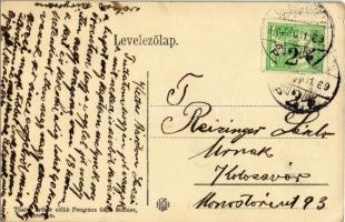 1910 Debrecen, Nagyerdei indóház, vasútállomás, a Debreczeni Helyi Vasút Rt. (DHV) kisvasútja a megá...