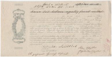 1851-1855. 3db váltó, közte 2db német nyelvű "SOLA", kitöltve, 6kr és 30kr bélyegzéssel T:...