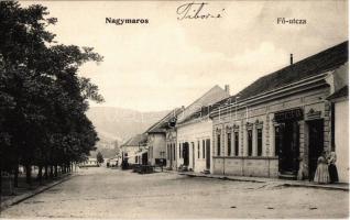 1902 Nagymaros, Fő utca, Gyógyszertár, Cukrászda