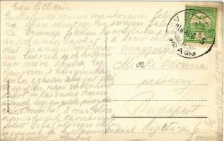 1910 Visegrád, Gizellatelep gyógyfürdő, Andrássy sétány, szőlőskertek. Kiadja Rigler (EK)