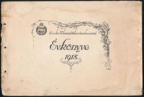 1918 A m. kir. 37. honvéd tábori tarackos ezred évkönyve, hiányos