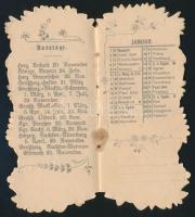 1901 Taschen-Kalender, kisméretű díszes naptár