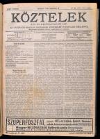 1925 Köztelek. Köz- és Mezőgazdasági Lap. Az Országos Magyar Gazdasági Egyesület Hivatalos Közlönye....