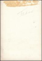 Takács Jenő (1902-2005) zeneszerző dedikált fotólap saját kottájával / Autograph signed photo 12x17 ...