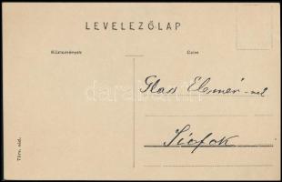 Újházy Ede  (1841-1915) színész, jellemkomikus dedikált fotólapja. / Autograph signed photo 13x20 cm