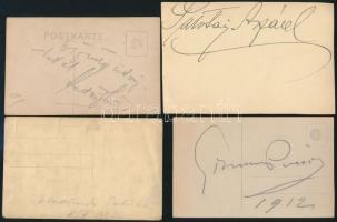 Operaénekesek, színészek dedikált ás aláírt fotóinak gyűjteménye, összesen 14 db hazai és külföldi /...