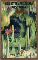1928 Postojnska jama, Adelsberger Grotte, Postojna Cave; Le Grotte di Adelsberga, Postumia / tourist advertisement