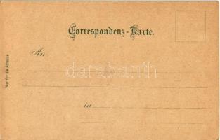 Gars am Kamp, Villenviertel / castle, square, church, villas. Kunstanstalt Kalr Schwidernoch Art Nou...