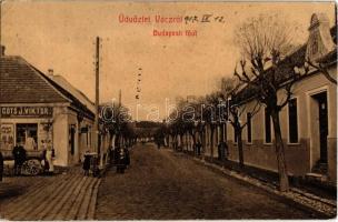 1907 Vác, Budapesti főút, Góts J. Viktor üzlete. W. L. (?) No. 20. (EK)