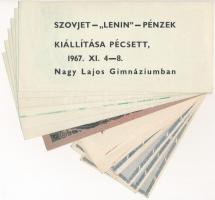 13db-os pengő és bankjegy utánnyomat tétel, benne 1849. 10Ft "Kincstári utalvány" 1964-es ...