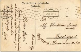 Osztrák-magyar haditengerészeti fényszórót javító pipázó matróz  / Projector Reparatur / Riparaziane...