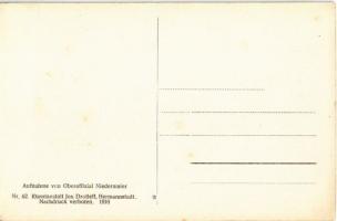 Novogeorgievsk, Nowo Georgiewsk; Eroberte russische Geschütze. Nr. 62. Kunstanstalt Jos. Drotleff / ...