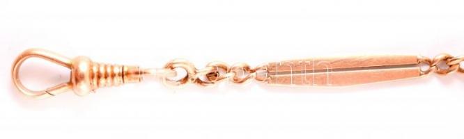14 K arany óralánc. Jelzett. / 14 gold watch chain 8,8 g