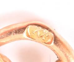 14 K arany óralánc. Jelzett. / 14 gold watch chain 8,8 g