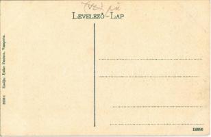 Veszprém, Szabadi utca, Veszprém Megyei Takarékpénztár, bizományi üzlet, Szabó János üzlete, hordós ...