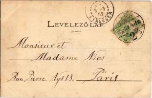 1903 Győr, Hunyadi utca, Frigyes laktanya. Kiadja Berecz Viktor (fl)