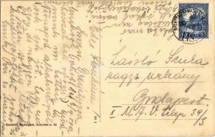 1931 Drégelypalánk, Vasútállomás, vasutasok, Vasúti vendéglő, autóbusz, Drégely vára, Római katoliku...