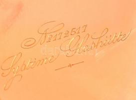 Glashütte 14 K, duplafedelű, arany zsebóra. Jelzett tokkal, javításra szoró szerkezettel. / 14 gold ...