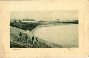 1913 Csongrád, Tisza part. W. L. Bp. 4075. (fl)