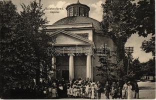 1912 Balatonfüred, Kápolna, sokaság