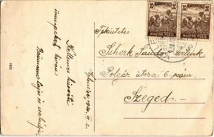 1920 Velence, Halászat, halászok hálóval (EB)