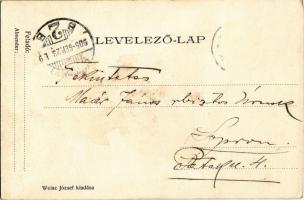 1905 Badacsonytomaj, látkép templommal. Kiadja Weisz József (fl)