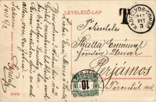 1913 Lakócsa, Római katolikus templom, Mandl Vilmos üzlete és saját kiadása (EK)