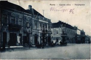 Árpatarló, Ruma; Fő utca, üzletek / Hauptgasse / Glavna ulica / main street, shop (Rb)