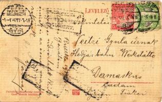 Ruttka, Vrutky; vasútállomás tehervonatokkal. Felvidéki Magyarság nyomda / Bahnhof / railway station...