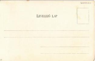 Verőce, Nógrádverőce; Vasútállomás, hajtány, vasutasok. Kiadja Blau Marton / Bahnhof / railway stati...