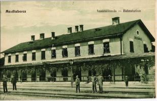 Mezőlaborc, Medzilaborce; vasútállomás / Bahnstation / railway station