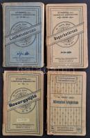 Dr. Cserey Adolf 4 db a Stampfel-féle Tudományos Zsebkönyvtárban megjelent munkája:  Rovargyűjtő. Stampfel-féle Tudományos Zsebkönyvtár 76. Pozsony-Bp., 1901, Stampfel Károly,(Wigand-ny.), 57+5 p. Kiadói papírkötésben,sérült gerinccel, szétvált kötéssel.   Lepkehatározó. Stampfel-féle Tudományos Zsebkönyvtár 87-89. Pozsony-Bp., 1901, Stampfel Károly,(Wigand-ny.),159 p.+XII t. (színes táblák.) Kiadói papírkötésben, szétvált kötéssel, kissé szakadt gerinccel.   Bogárhatározó. Stampfel-féle Tudományos Zsebkönyvtár 96-98. Pozsony-Bp., 1901, Stampfel Károly, 220+2 p.+IV t. (színes táblák.) Kiadói papírkötésben, szétvált kötéssel, javított gerinccel.   Növénytani kifejezések. Stampfel-féle Tudományos Zsebkönyvtár 199-200. Pozsony-Bp., 1907, Stampfel Károly,(Révai és Salamon-ny.), 125+5 p. Kiadói papírkötésben, szakadt, hiányos gerinccel.