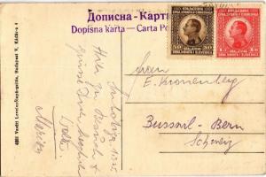 1925 Szabadka, Subotica; utca, posta és távbeszélő, Ivanits József üzlete / street, post and telepho...