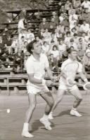 1970 Budapest, Margit-sziget Davis-kupa, Baranyi Szabolcs, Machán Róbert - Alexandre Metreveli, Serg...