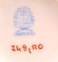 Herendi Rotschild mintás porcelán nyeles csésze, kézzel festett, jelzett, hibátlan, d: 6,5 cm, m: 5 ...