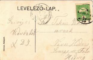 1908 Budapest XII. Svábhegy, Jókai Mór szobor (EK)