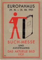 1931 Europahaus. Buch-Messe und Ausstellung das Aktuelle Bild / German Book Fair and Exhibition in Berlin s: G.S.