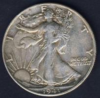 USA 1941D 1/2$ Ag "Walking" T:3