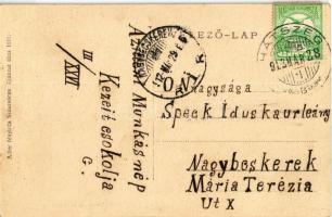 1912 Hátszeg, Wallenthal, Hateg; Pihenő román csoport. Adler fényirda 1910. / Romanian folklore
