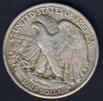 USA 1941D 1/2$ Ag "Walking" T:3