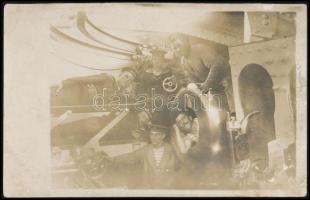 1914 Az S.M.S. Zrínyi hajó matrózairól készült fotólap / Photo postcard