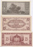 1946. 1.000.000MP + 10.000BP + 100.000BP T:I- sarokhajlások