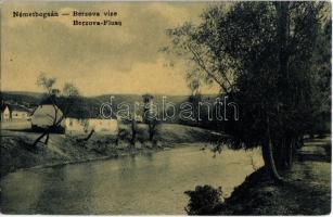 1911 Boksánbánya, Németbogsán, Bocsa; Berzava folyó vize. W. L. 1136. / Berzova-Fluss / Barzava river
